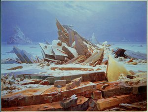 極地の海 作： Caspar David Friedrich