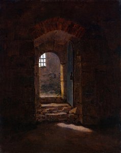 「「マイセン王立学校」の玄関ドア」 作： Caspar David Friedrich
