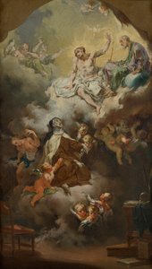 アビラの聖テレサの被昇天 作： Caspar Franz Sambach