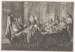 ミュンスター和約中の交渉、1648年 作： Caspar Luyken (attributed to)