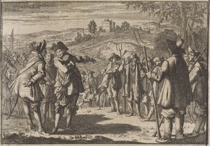 イギリス農民の反乱、1645年 作： Caspar Luyken (attributed to)
