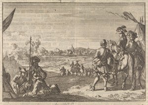 フランス軍によるナイメーヘンの占領、1672年 作： Caspar Luyken