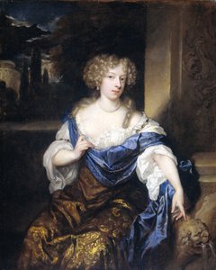 Helena Ctaharina de Witte 91661-95)、Iman mogge の妻、Haamstede の領主の肖像 作： Caspar Netscher