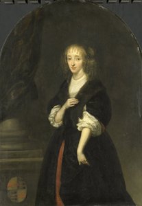 ピーテル・デ・グラフの妻ヤコバ・ビッカー (1640-95) の肖像