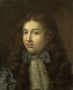 Thedoor Netscher (1661-1728) の肖像、芸術家の長男 作： Caspar Netscher
