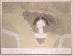 (泉のデザイン、コネチカット州リッジフィールド） 作： Cass Gilbert