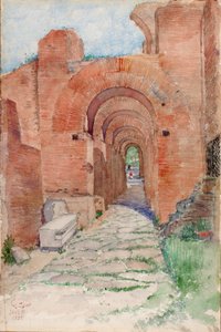ネロ宮殿のアーチ、1933 年。 作： Cass Gilbert