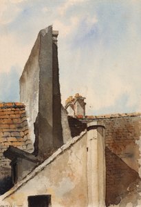 カルチエ・ラタン、パリ、1880年。 作： Cass Gilbert