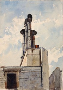 カルチエ・ラタン、パリ、1880年。 作： Cass Gilbert