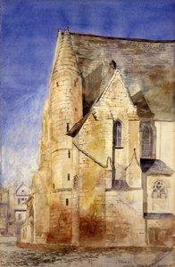 古い教会、トゥール、フランス、1880年。 作： Cass Gilbert