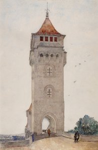 ヴァラントル橋、カオール、1926 年。 作： Cass Gilbert
