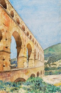 ポン・デュ・ガール、フランス、1926年。 作： Cass Gilbert