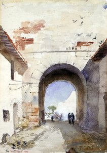 ポルタ サン パオロ、ローマ、1880 年。 作： Cass Gilbert