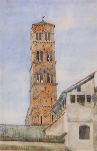 タワー、サンフランシスコ・ロマーノ、ローマ、1898年。 作： Cass Gilbert