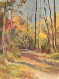 穏やかな秋の小道