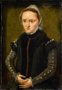 自画像、1548 作： Catharina van Hemessen