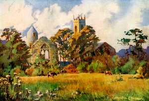 ドロミスキン教会、アイルランド、ラウス州、1924～1926年 作： Catharine Chamney