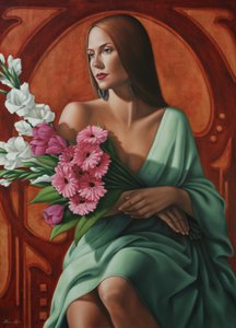 グレース（リネンの油） 作： Catherine Abel