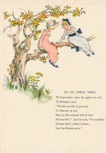「ケイト グリーナウェイのマリーゴールド ガーデン」、1885 年、1946 年。 作： Catherine Greenaway