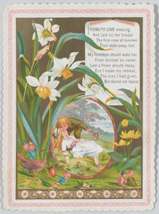 バレンタイン、1874年。 作： Catherine Greenaway