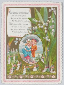 バレンタイン、1874年。 作： Catherine Greenaway