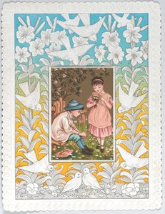 バレンタイン, 1876., 1876. 作： Catherine Greenaway