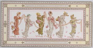 バレンタイン、1881年。 作： Catherine Greenaway
