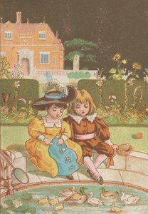 カリフォルニア州バレンタイン 1880年。 作： Catherine Greenaway