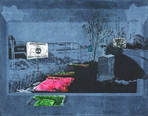 色の軍団、2015年（リノカット、エッチング）