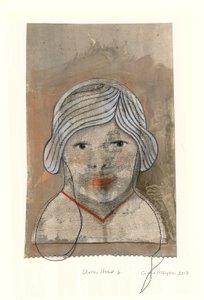 Cloth Head, 2017（アーカイバル・デジタル・プリント、手彩色）