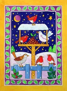 鳥のためのクリスマスのごちそう 作： Cathy Baxter