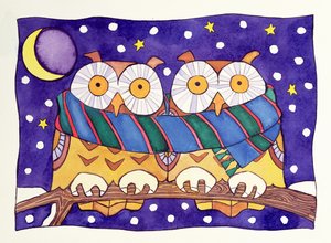 夜のフクロウ 作： Cathy Baxter