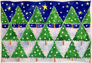 星と雪 作： Cathy Baxter