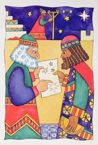 ベツレヘムの星を探している賢者 作： Cathy Baxter