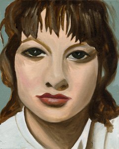 フェザー・カット, 2005 (油彩・板) 作： キャシー・ロマックス