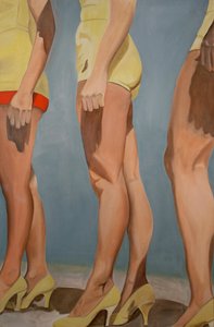 Legs, 2007（キャンバスに油彩） 作： キャシー・ロマックス