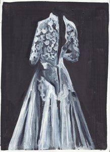 ローレライ, 2012 （油彩、アクリル、紙） 作： キャシー・ロマックス