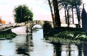 ラドコットの橋、オックスフォードシャー、1926年。 作： Cavenders Ltd