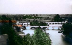 橋、ストラトフォードアポンエイボン、ウォリックシャー、1926年。 作： Cavenders Ltd