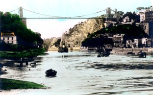 クリフトン吊り橋、ブリストル、1926年。 作： Cavenders Ltd