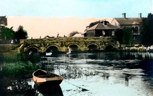 オールドブリッジ、クライストチャーチ、ドーセット、1926年。 作： Cavenders Ltd