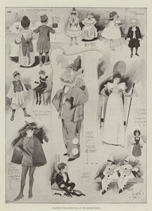 マンションハウスでの子供たちのファンシードレスボール 作： Cecil Charles Windsor Aldin