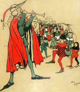 ハーメルンの笛吹き 作： Cecil Charles Windsor Aldin