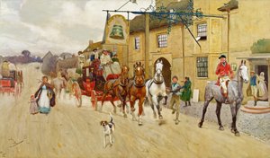 ザ・グレート・ノース・ロード、ザ・ベル・アット・スティルトン 作： Cecil Charles Windsor Aldin