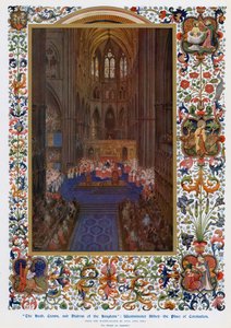 ウェストミンスター寺院、戴冠の場所 作： Cecil King