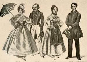 1824-1835、1907、1937年の服。 作： Cecil W. Trout