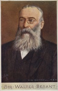ウォルターベサント卿（1836-1901）、イギリスの小説家、歴史家 作： Cecil Watson Quinnell