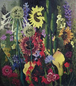 ガーデンランドスケープNo.2 作： Cedric Morris