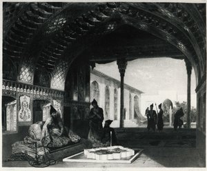 セレスタン・フランソワ・ナンテュイユ（1813-1873）作「エレバンのサルダール宮殿の鏡の間」（アルメニア