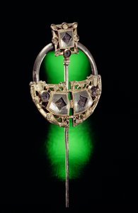 環状ブローチ、Ardagh Hoard、Reerasta、リムリック州、Viking Age（シルバーゴールド）